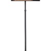 OPPIO Elektrische PRO Rechthoek Terrasverwarmer 2500W ( STAAND ) - WIFI FUNCTIE - ZWART