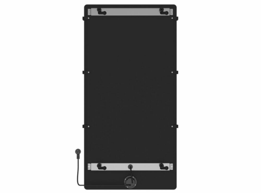 120x60 cm - E-panel elektrische radiator 750 Watt - Mat Zwart