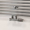 160x60 cm - 1072 Watt - Oppio Handdoekradiator - Chroom