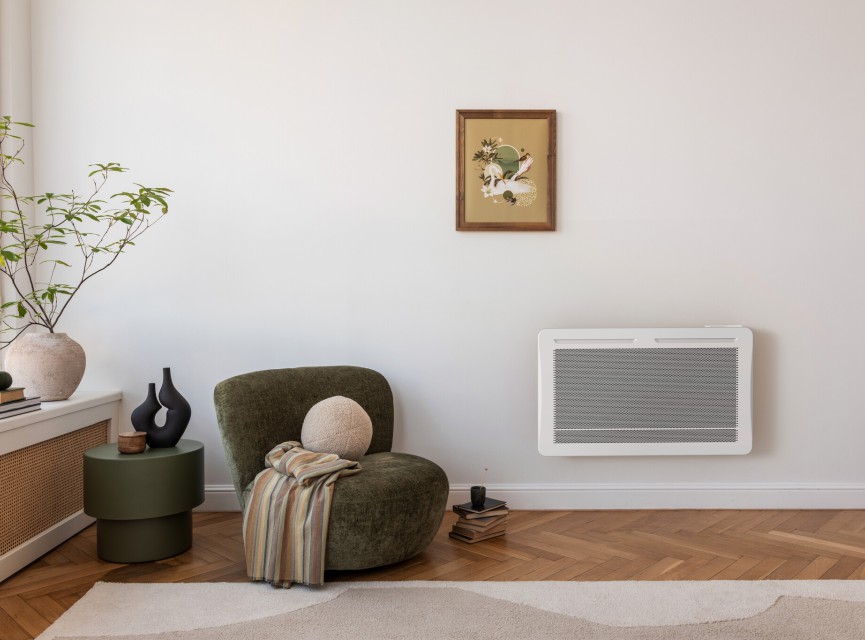 Oppio Mademoiselle 60100 Hybride Elektrische Radiator 1500W – Wit – Infrarood & Convectie