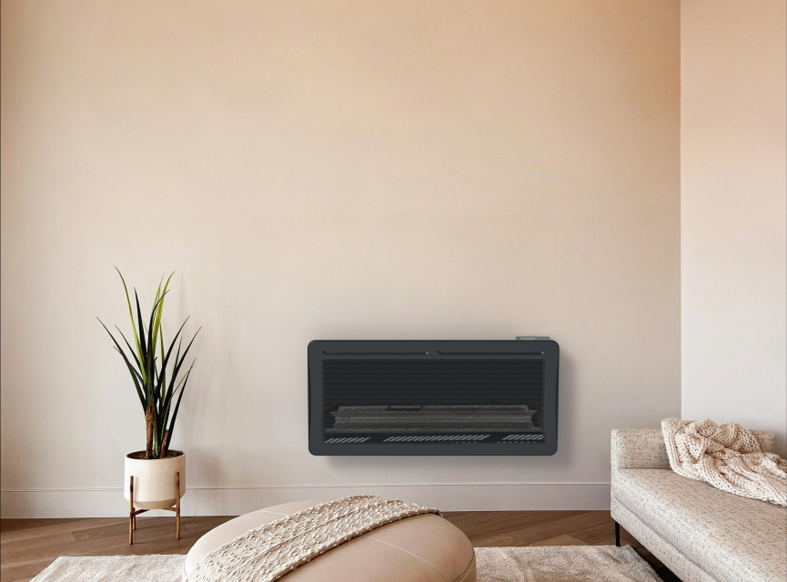 Oppio Mademoiselle 60100 Hybride Elektrische Radiator 2000W – Zwart – Infrarood & Convectie