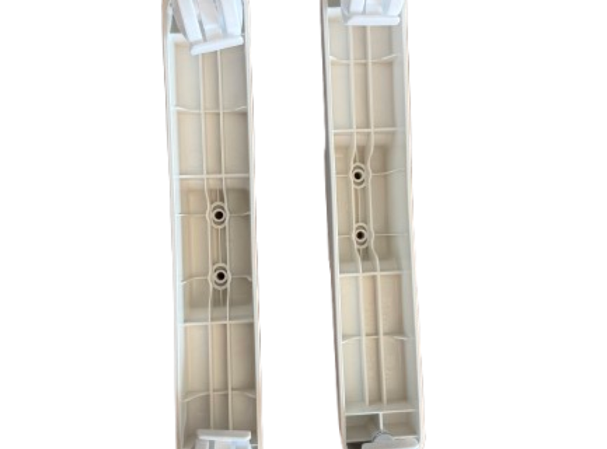 Mademoiselle 60100 Voetconsoles Wit – Set van 2