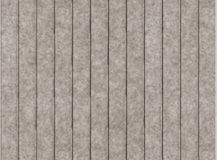 OPPIO Viltpaneel TAUPE - JAPANDI - 60x280 cm - Brandvertragend & Geluiddempend