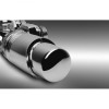 Universele chrome radiator-aansluitset (midden-onder-recht) onderblokset