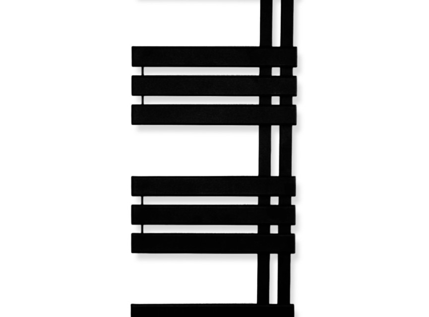 115x40 cm - 600 Watt - Oppio Elite Handdoekradiator - Mat Zwart (Ral 9005)