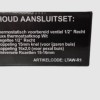 Luxe Witte thermostatische radiator aansluitset recht - LTAW-R1