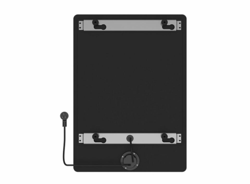 70x50 cm - E-panel elektrische radiator 300 Watt - Mat Zwart