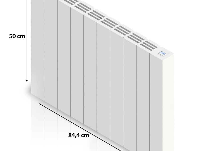 50x84,4 cm - 2000 Watt Ambiente elektrische paneelradiator - Wit (RAL 9016)