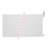 50x120 cm Type 22 - 2239 Watt - Oppio Paneelradiator Compact 6 vlakke voorzijde - Wit (Ral 9016)