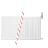 50x120 cm Type 22 - 2239 Watt - Oppio Paneelradiator Compact 6 geribbelde voorzijde - Wit (Ral 9016)
