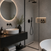 €72 PER PANEEL - 120x280x0,3 cm – Concrete Grey PVC Wandpaneel MAT