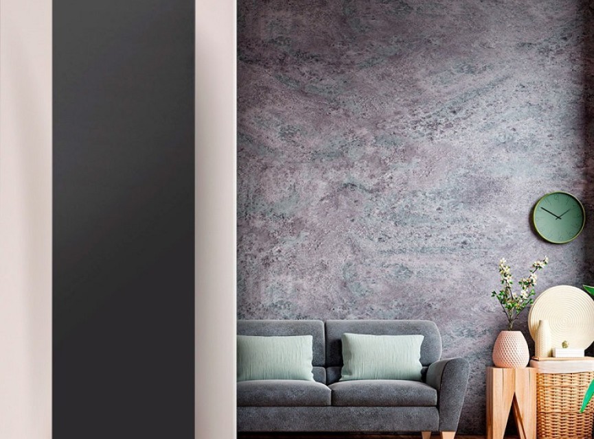 200x40 cm Type 20 - 1521 Watt - Oppio Verticale radiator vlakke voorzijde - Mat Zwart (Ral 9005)