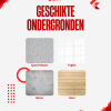 Oppio 120x280x0.8 cm - Metaal Wandpaneel ZILVER CELESTE - MES EN GROEF