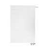 90x100 cm Type 22 - 2934 Watt - ECA Paneelradiator Compact 8 gegroefde voorzijde - Wit (Ral 9016)