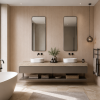 Oppio 120x280x0.8 cm - Houten Wandpaneel MERANTI - MES EN GROEF