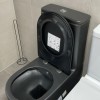 Oppio Plus Duoblok Toilet Met Bidet-functie – Mat Zwart – Rimfree