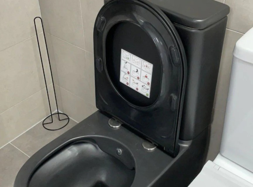 Oppio Plus Duoblok Toilet Met Bidet-functie – Mat Zwart – Rimfree