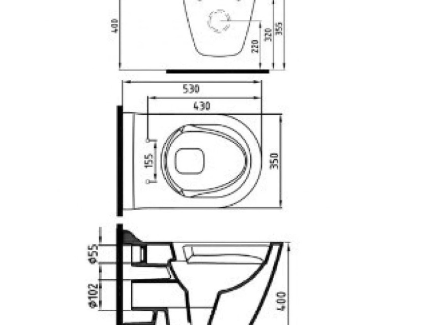 Oppio Pluto Randloos Douche-WC in Glans Wit – Inclusief Softclose Bril