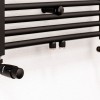 160x50 cm - 906 Watt - Oppio Handdoekradiator - Mat Zwart (Ral 9005)
