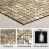 Oppio Geborsteld MINI blokjes Bronce - Zelfklevend Mozaiek 265x265x4mm
