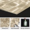 Oppio XL Geborsteld Goud - Grote blokken - Zelfklevend Mozaiek 305x305x4mm