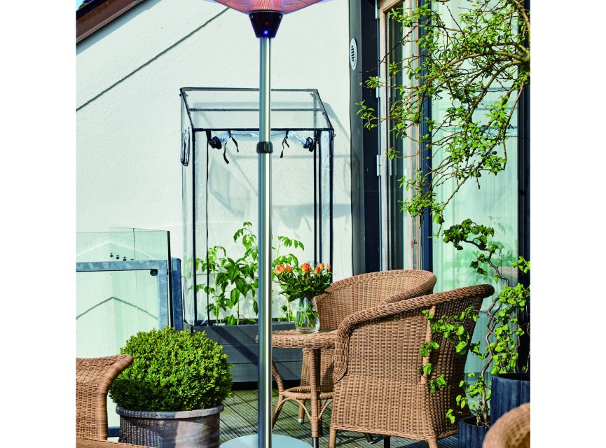 OPPIO Elektrische PRO Rond Terrasverwarmer 2100W ( STAAND ) - WIFI FUNCTIE