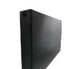 50x100 cm Type 22 - 1866 Watt - Oppio Paneelradiator Compact 6 gegroefde voorzijde - Mat Zwart (Ral 9005)