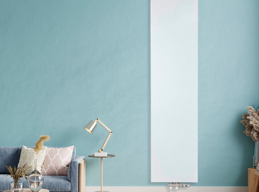 160x60 cm Type 20 - 1882 watt - Oppio Verticale radiator vlakke voorzijde - Wit (Ral 9016)