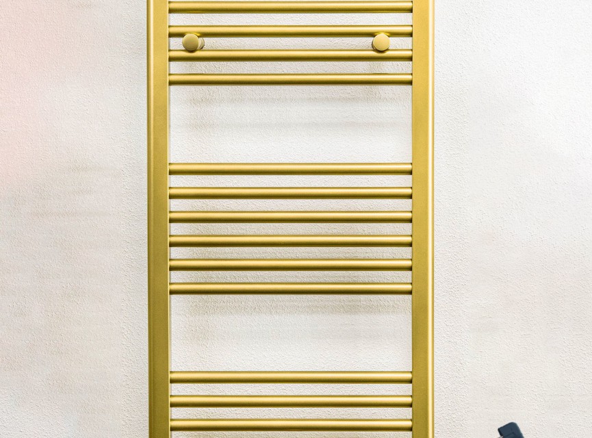 120x40 cm - Oppio Smart Digital elektrische handdoekradiator - Goud