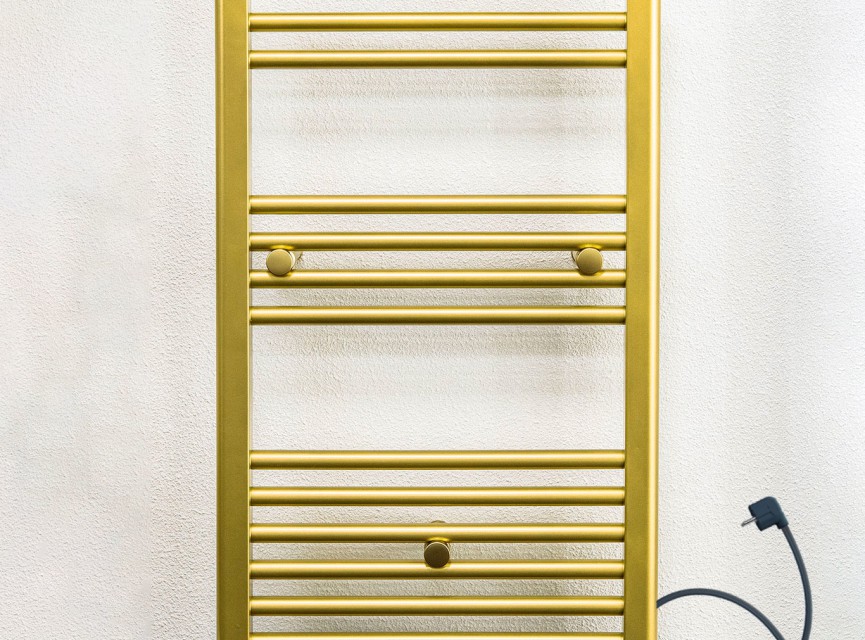 80x60 cm - Oppio Smart Digital Mat Goud elektrische handdoekradiator