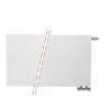 50x160 cm Type 22 - 2985 Watt - ECA Paneelradiator Compact 8 vlakke voorzijde - Wit (Ral 9016)