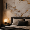 Oppio €67 PER PANEEL - 120x280x0,3 cm - PVC Wandpaneel Fantasy Gold - Hoogglans