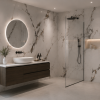 Oppio €49 PER PANEEL - PVC Wandpaneel Calacatta Gold Hoogglans - 120x280x0,3 cm
