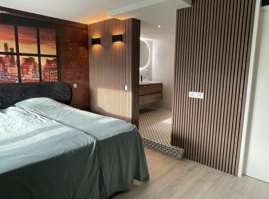 €37 Per Paneel - SUPERMAT 60x260 cm LICHT WALNOOT Eiken akoestische wand panelen lattenwand met Vilt