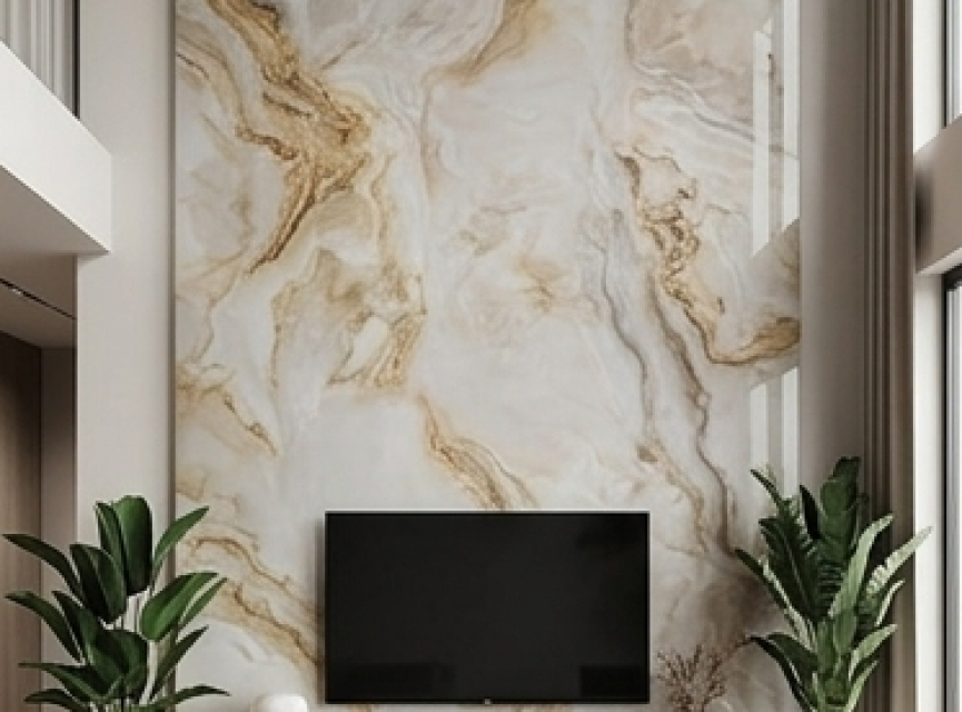 Oppio €67 PER PANEEL - 120x280x0,3 cm - PVC Wandpaneel NOOR - Hoogglans