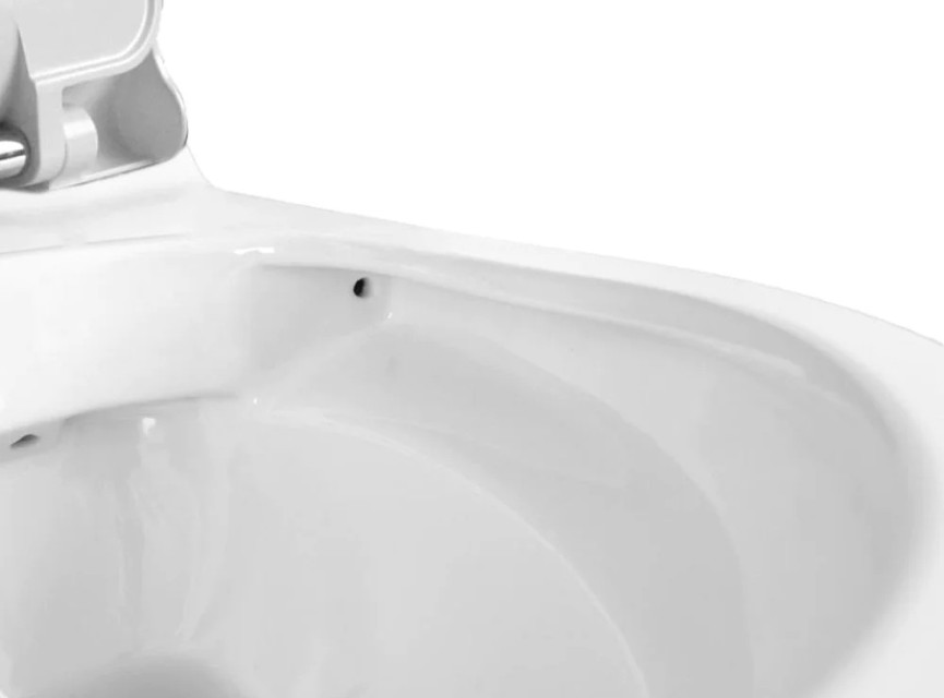 Oppio Pluto Randloos Douche-WC in Glans Wit – Inclusief Softclose Bril