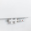 160x40 cm Type 22 - 1820 Watt - ECA Verticale radiator vlakke voorzijde - Wit (Ral 9016)