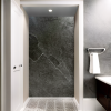 Oppio €72,- PER PANEEL - PVC Wandpaneel MAT Ardesia Noir / Zwart - 120x280x0,3 cm