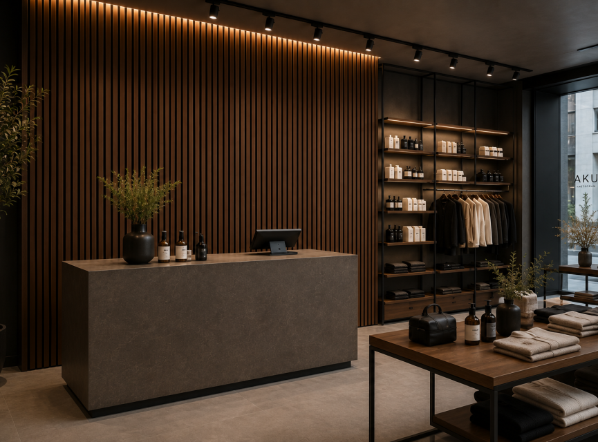 Oppio €37 PER PANEEL - 60x260 cm WENGE akoestische wand panelen