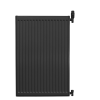 90x60 cm Type 22 - 1760 Watt - ECA Paneelradiator Compact 8 vlakke voorzijde - Mat Zwart (Ral 9005)