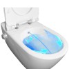 Oppio Square Randloos Douche-WC in Glans Wit – Inclusief Softclose Bril
