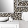Oppio XL Bruin-Koper MIX HEXAGON - Zelfklevend Mozaiek 288x280x4mm