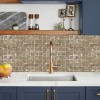 Oppio Geborsteld MINI blokjes Bronce - Zelfklevend Mozaiek 265x265x4mm