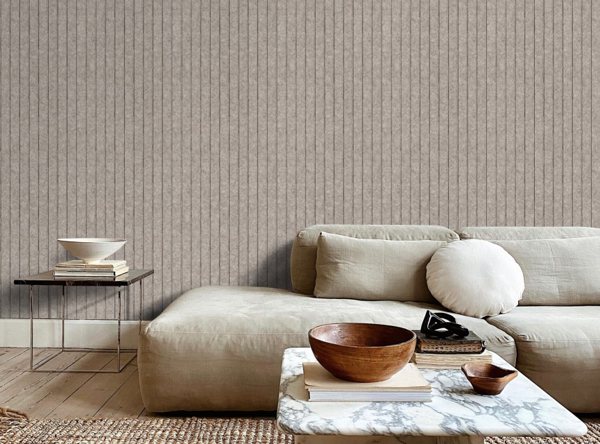 OPPIO Viltpaneel TAUPE - JAPANDI - 60x280 cm - Brandvertragend & Geluiddempend