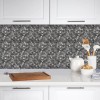 Oppio Gunmetal MINI Hexagon - Zelfklevend Mozaiek 305.9x306.8x4mm