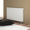 50x140 cm Type 22 - 2612 Watt - Oppio Paneelradiator Compact 6 geribbelde voorzijde - Wit (Ral 9016)