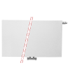 40x140 cm Type 22 - 2184 Watt - ECA Paneelradiator Compact 8 vlakke voorzijde - Wit (Ral 9016)