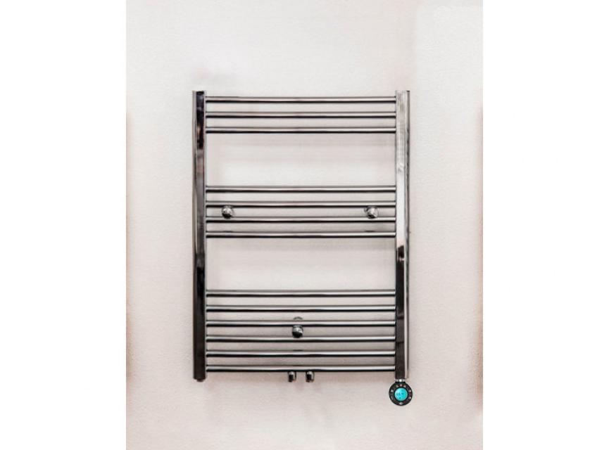 80x60 cm - Oppio ECO Digital Chroom elektrische handdoekradiator