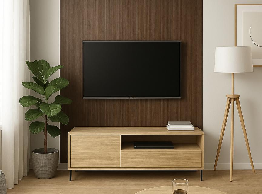 Oppio 120x280x0.8 cm - Houten Wandpaneel ESPRESSO ESSENCE - MES EN GROEF