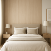 Oppio 120x280x0.8 cm - Houten Wandpaneel MERANTI - MES EN GROEF